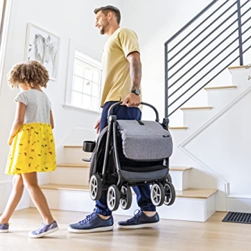 Evenflo Gold Otto Self-Folding Travel Stroller in Blue