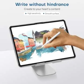 SPARIN Screen Protector for iPad Pro 11 Inch 2024 M4 (5th Generation), 2 Pack Tempered Glass Film Guard for iPad Pro 11, Alignment frame, Case Friendly, Apple Pencil Pro Compatible