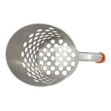 RTG Aluminum Big 6 Sand Scoop 8” Long for Beach Metal Detecting BIG6