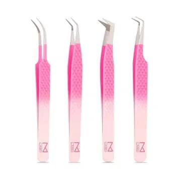 M LASH Professional Tweezers Set for Lash Extensions
