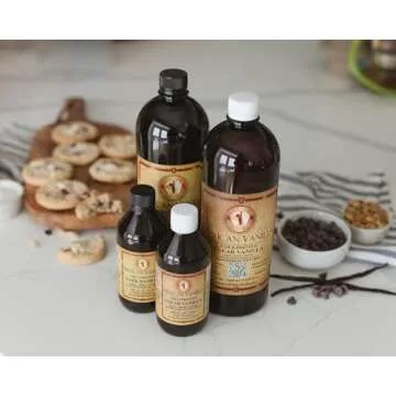 Pure Mexican Vanilla Extract - Clear 1 L for Baking