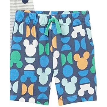 Adorable Amazon Essentials Baby Boys' Shorts Multipack - Star Wars & Mickey