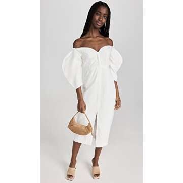 Mara Hoffman Women's Leonara Dress, Ivory, White, 00