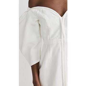 Mara Hoffman Women's Leonara Dress, Ivory, White, 00