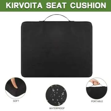 Kirvoita Stadium Seat Cushions 2 Pack, Bleacher Seat Cushion, Portable and Extra Thick Stadium Cushion, Bleacher Cushion for Any Outdoor Events Use