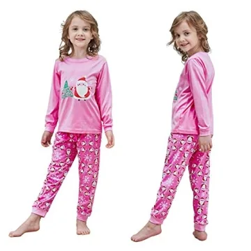 Christmas Pajamas for Kids Girls Holiday Sleepwear