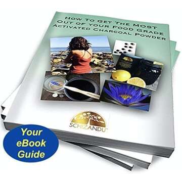 Activated Hardwood Charcoal Powder by Schizandu Vegan 100% | Supports Skin, Body, Teeth Whitening (Hardwood Charcoal Powder)