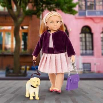 Lori Mini Doll & Toy Dog Play Set for Kids - Hazel & Happy