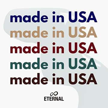 Eternal Beige Nail Polish Set for Women (ELEGANT) - Red Nail Polish Set for Girls - Lasting & Fast Dry Blue Regular Nail Polish for Home DIY Manicure Pedicure - Made in USA, 13.5mL (Set of 5)