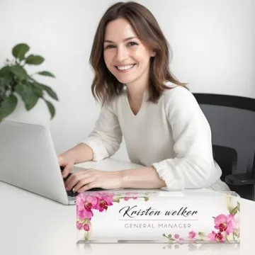 Custom Name Plate for Desk - Unique Personalized Gifts