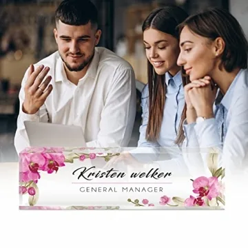 Custom Name Plate for Desk - Unique Personalized Gifts