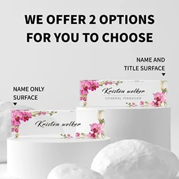 Custom Name Plate for Desk - Unique Personalized Gifts