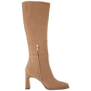 Sam Edelman Issabel Knee High Boot Light Golden Caramel 8 Medium
