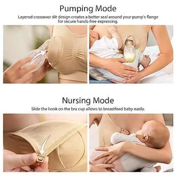 haakaa Hands Free Pumping Bra for Nursing Moms