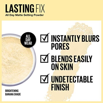 Maybelline Lasting Fix Banana Setting Powder for All-Day Coverage
