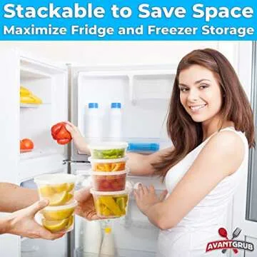 Deli-Grade BPA-Free 32oz Plastic Containers with Lids 24ct. Leakproof Microwavable Portion Container for To-Go Orders, Food Prep and Storage. Reusable Takeout Cups for Restaurant, Cafe and Catering.