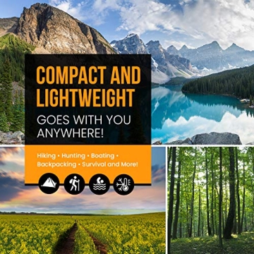 MEKKAPRO Mylar Thermal Blankets for Camping and Emergencies