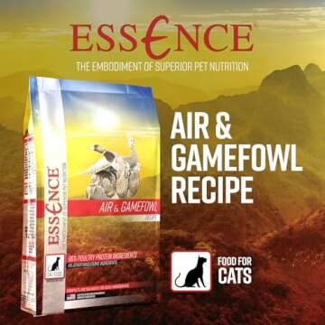 Essence AIR & Gamefowl CAT Recipe Dry CAT Food, 4LB Bag