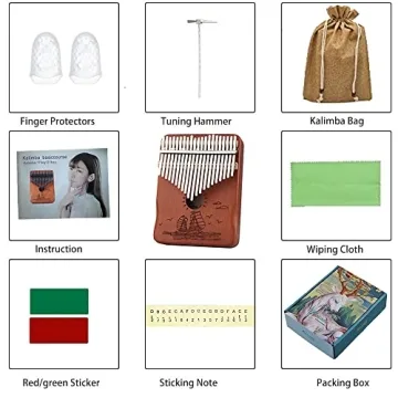 Beautiful Kalimba 21 Keys Thumb Piano for Everyone