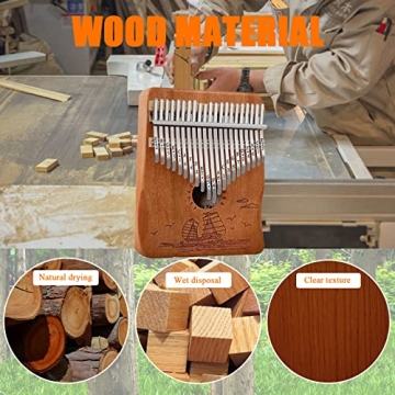 Beautiful Kalimba 21 Keys Thumb Piano for Everyone