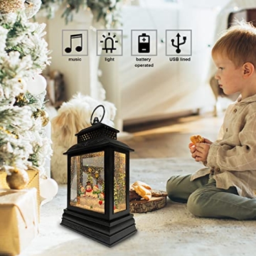 GOOSH Christmas Musical Lantern with LED Glittering Effect