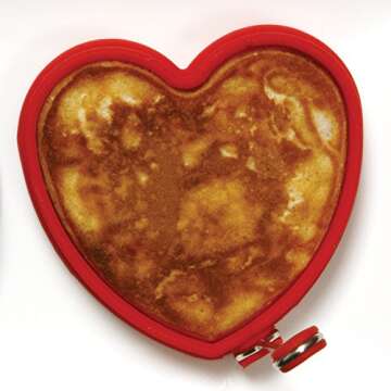 Norpro Heart Pancake Egg Rings Create Fun Breakfasts