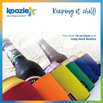 KOOZIE Beer Can Cooler Bulk Personalized Drink Holder