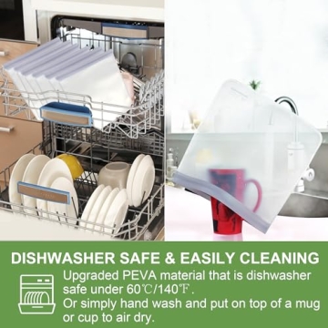 SPLF 12 Pack Reusable Storage Bags: Eco-Friendly & Durable