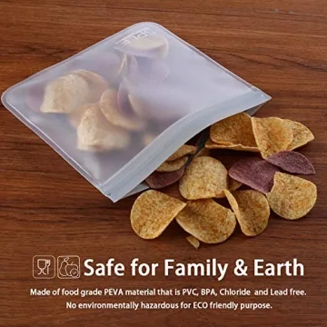 SPLF 12 Pack Reusable Storage Bags: Eco-Friendly & Durable