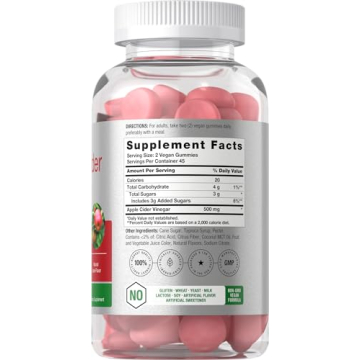 Horbäach Vegan Apple Cider Vinegar Gummies for Health