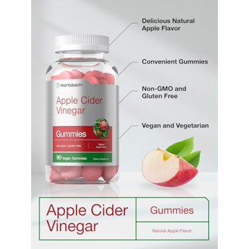Horbäach Vegan Apple Cider Vinegar Gummies for Health