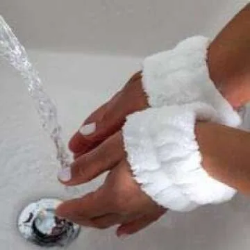 ZaneGear 3 Piece Spa Headband and Wrist Washband Set