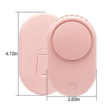 MISMXC Eyelash Dryer Fan, Rechargable Bladeless Mini USB Electric Cooling Fans for Lash Extensions