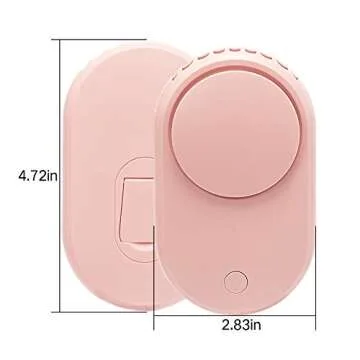 MISMXC Eyelash Dryer Fan, Rechargable Bladeless Mini USB Electric Cooling Fans for Lash Extensions