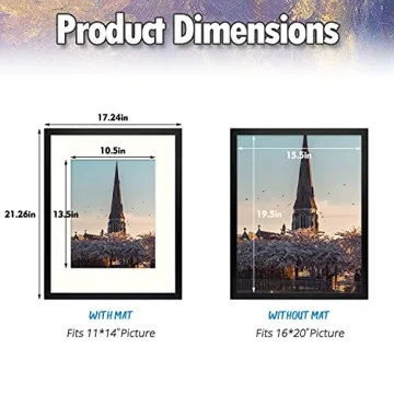 AUEAR 16x20 Frames Set of 6 for Home Decor