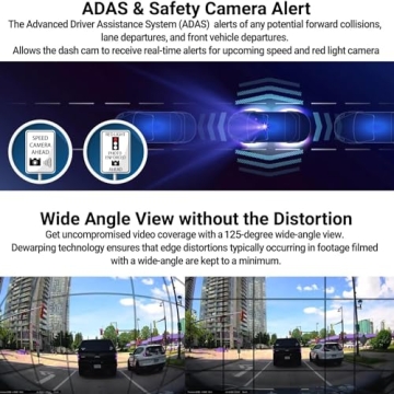 THINKWARE Q200 Dash Cam 1440P QHD Night Vision Wi-Fi