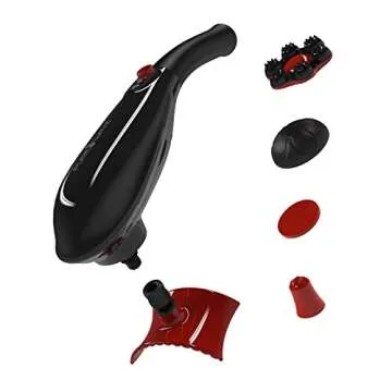 PUREWAVE™ CM-05 Percussion Therapy Massager (Black) | Treat pain for back, sciatica, neck, leg, foot, plantar fasciitis, tendinitis, arthritis, sports