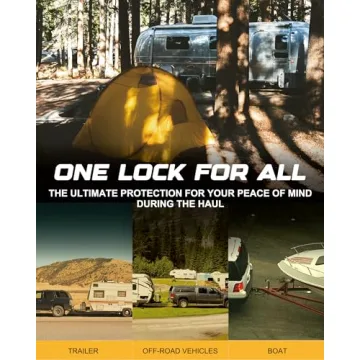 RETRUE Trailer Coupler Lock, Durable and Secure Hitch Lock