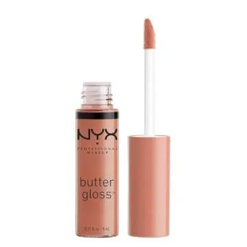 NYX Butter Gloss Kit, Creme Brulee, Fortune Cookie, Madeliene .27oz Each
