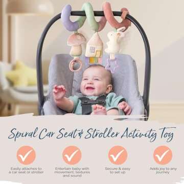 Itzy Ritzy Spiral Activity Toy for Stroller and Car Seat