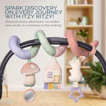 Itzy Ritzy Spiral Activity Toy for Stroller and Car Seat