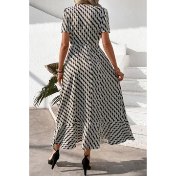 PRETTYGARDEN Summer Wrap Maxi Dress for All Occasions