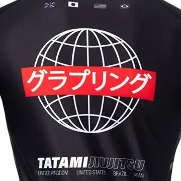 Tatami Fightwear Global Short Sleeve Rashguard Perfect for Training