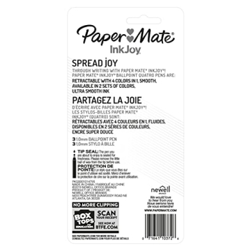 Paper Mate InkJoy Quatro Pens - Vibrant and Smooth Writing