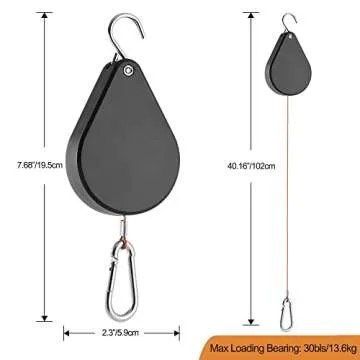 WROSWT Retractable Plant Hanger for Easy Plant Care