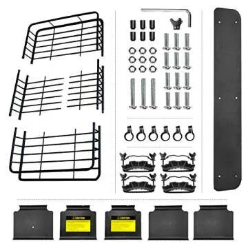Leader Accessories Roof Rack Cargo Basket with 150LB Capacity Car Top Luggage Carrier 64"x 39"x 4" Fit for SUV Truck Cars