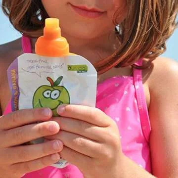 ChooMee SoftSip Food Pouch Top for Baby Led Weaning 2CT