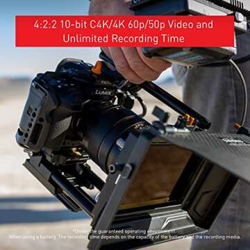 Panasonic LUMIX GH6, 25.2MP Mirrorless Micro Four Thirds Camera with Unlimited C4K/4K 4:2:2 10-bit Video Recording, 7.5-Stop 5-Axis Dual Image Stabilizer, 12-60mm F2.8-4.0 Leica Lens - DC-GH6LK Black