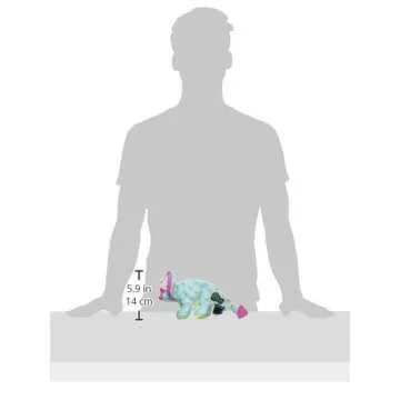 goDog Dinos Frills Squeaky Plush Dog Toy for Dogs