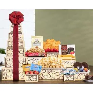 Wine Country Gift Baskets the Tower of Sweets Gift Tower